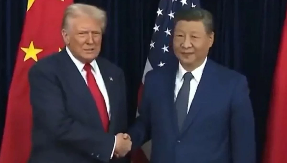 ترامب يلتقي نظيره الصيني في بوسان