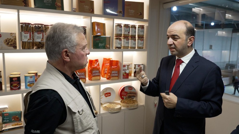 الجيطان: زيارة الملك يعزز توسع الصناعة الأردنية