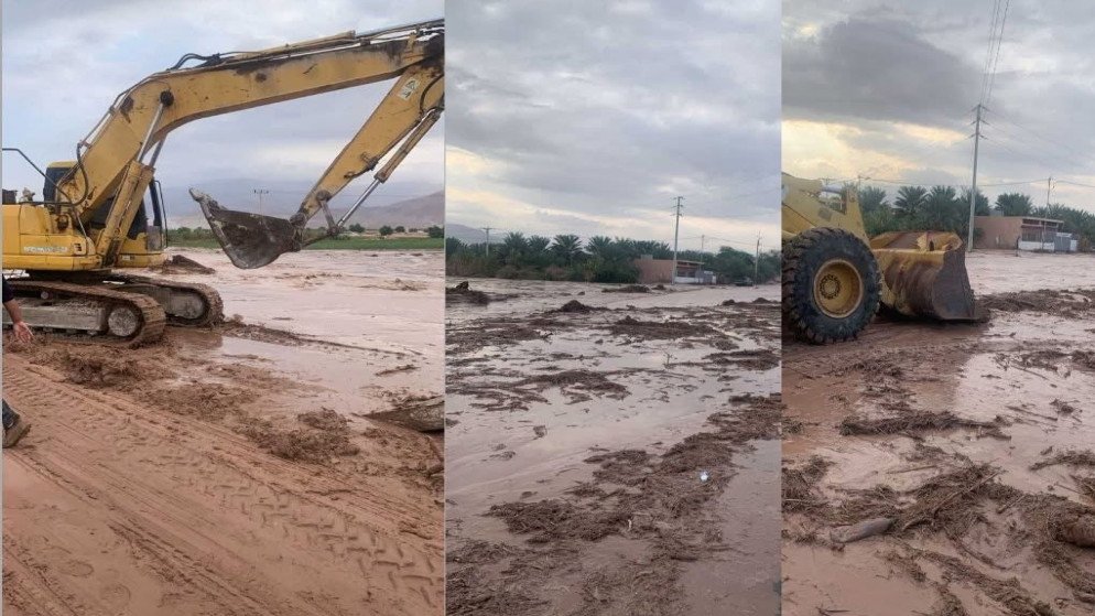إغلاق طريق وادي عربة مؤقتا لإرتفاع منسوب المياه