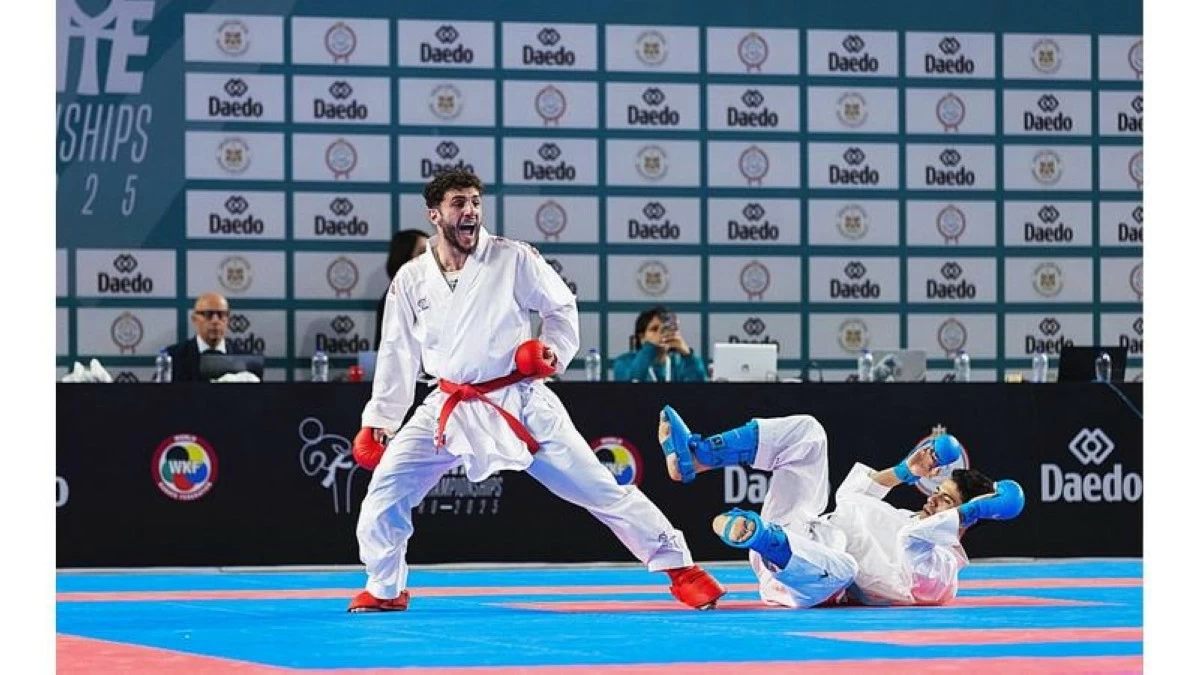 الأردني غيث يتأهل لنهائي بطولة العالم للكراتيه