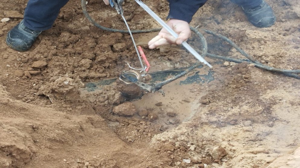 حملة أمنية لضبط اعتداءات على خطوط مياه في الموقر  