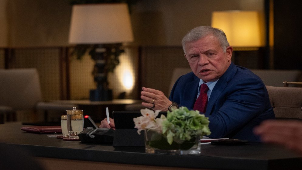 الملك يؤكد ضرورة أن يفضي وقف إطلاق النار في لبنان لإنهاء العدوان الإسرائيلي