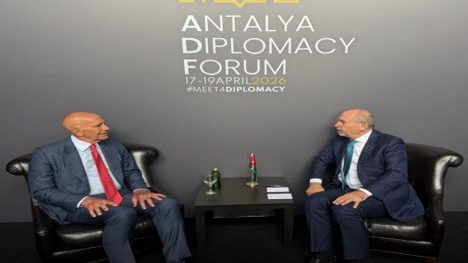 الصفدي يجري مباحثات مع المبعوث الأميركي الخاص إلى سوريا في أنطاليا